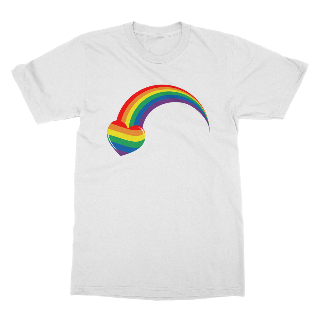 Rainbow Heart - Unisex Adults T-Shirt | Available in 6 colours