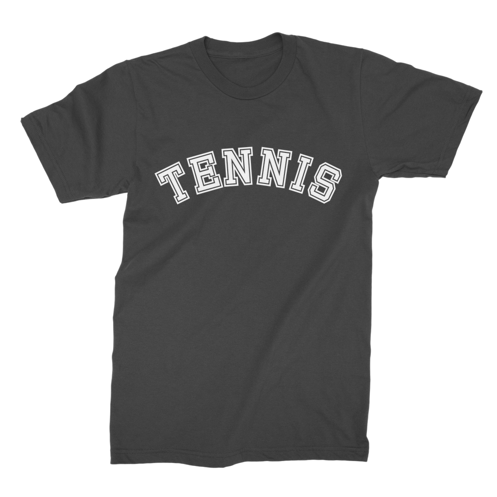 Men's College style 'TENNIS' T-shirt