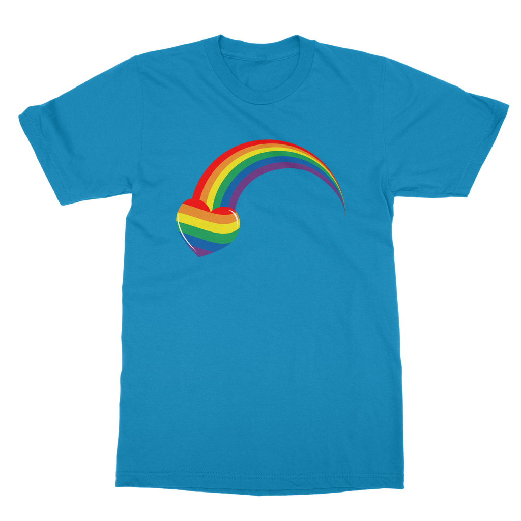 Rainbow Heart - Unisex Adults T-Shirt | Available in 6 colours