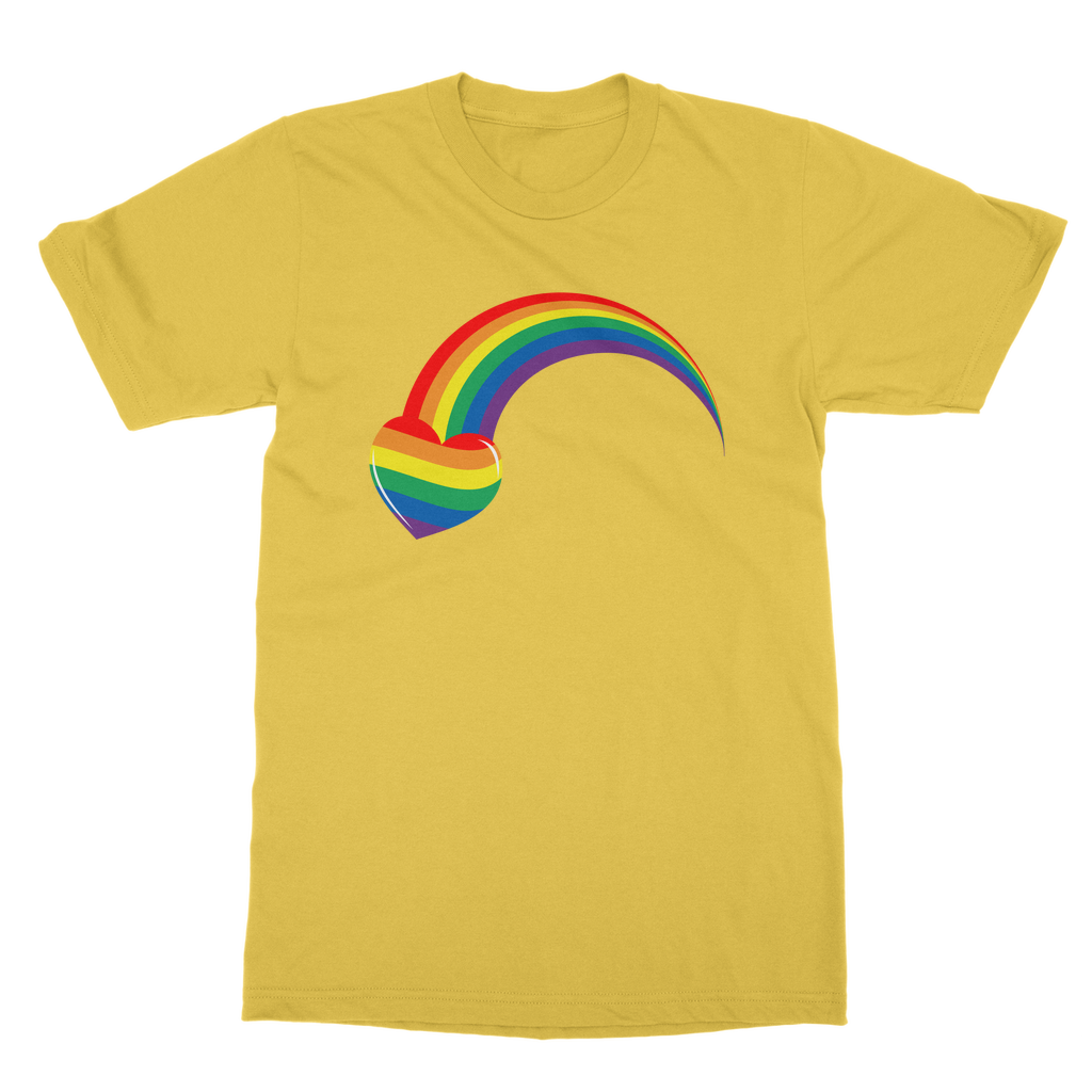 Rainbow Heart - Unisex Adults T-Shirt | Available in 6 colours