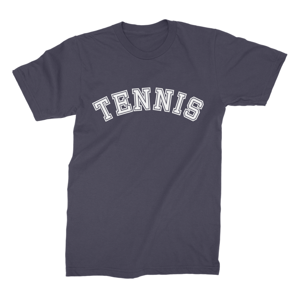 Men's College style 'TENNIS' T-shirt
