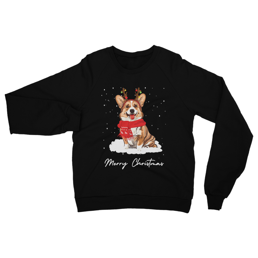 Festive Corgi - Unisex Adults Christmas Sweatshirt