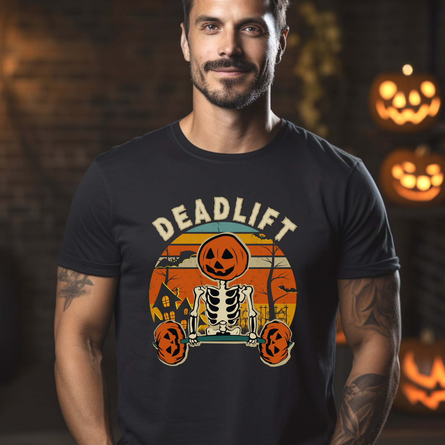 DEADLIFT - Men's Halloween T-shirt