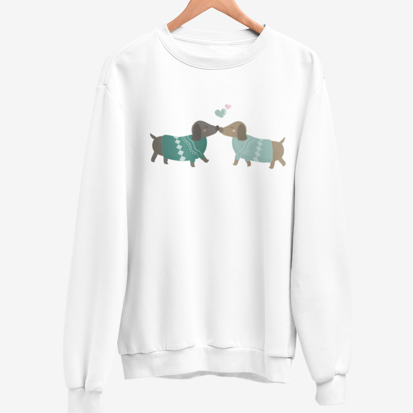 Sausage Dog Couple - Women's Sweatshirt