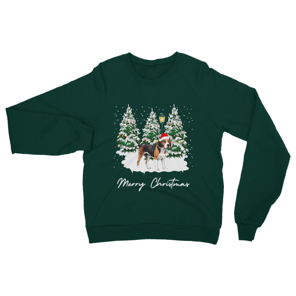 Festive Beagle - Unisex Adults Christmas Sweatshirt