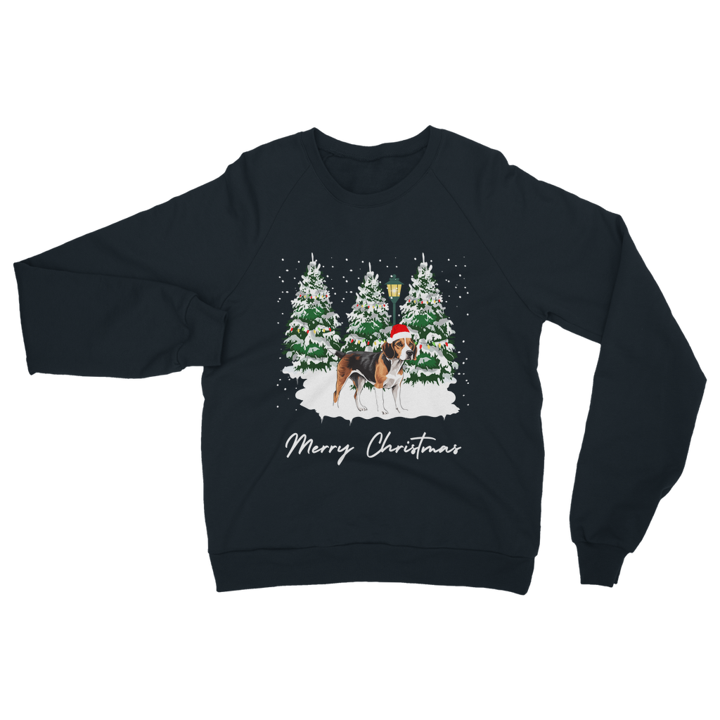 Festive Beagle - Unisex Adults Christmas Sweatshirt