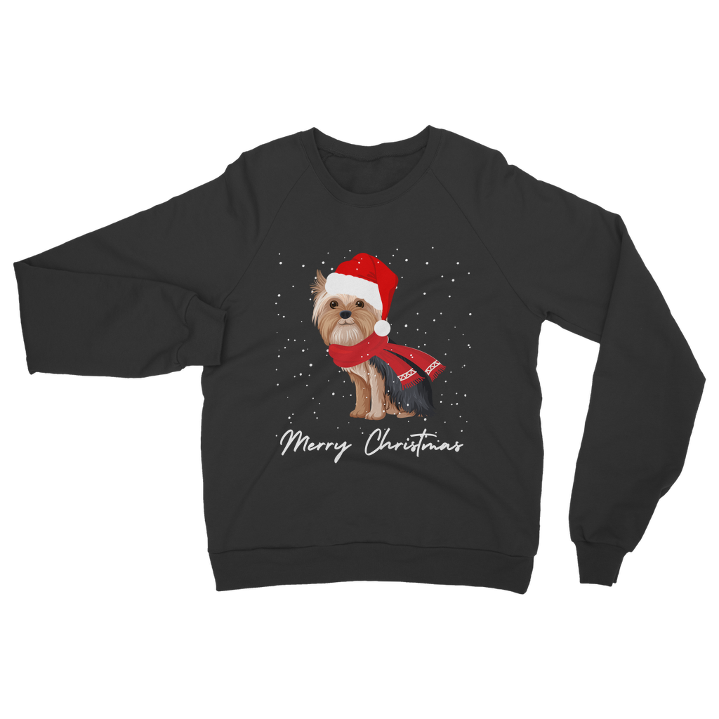 Christmas Yorkshire Terrier - Unisex Adults Xmas Sweatshirt