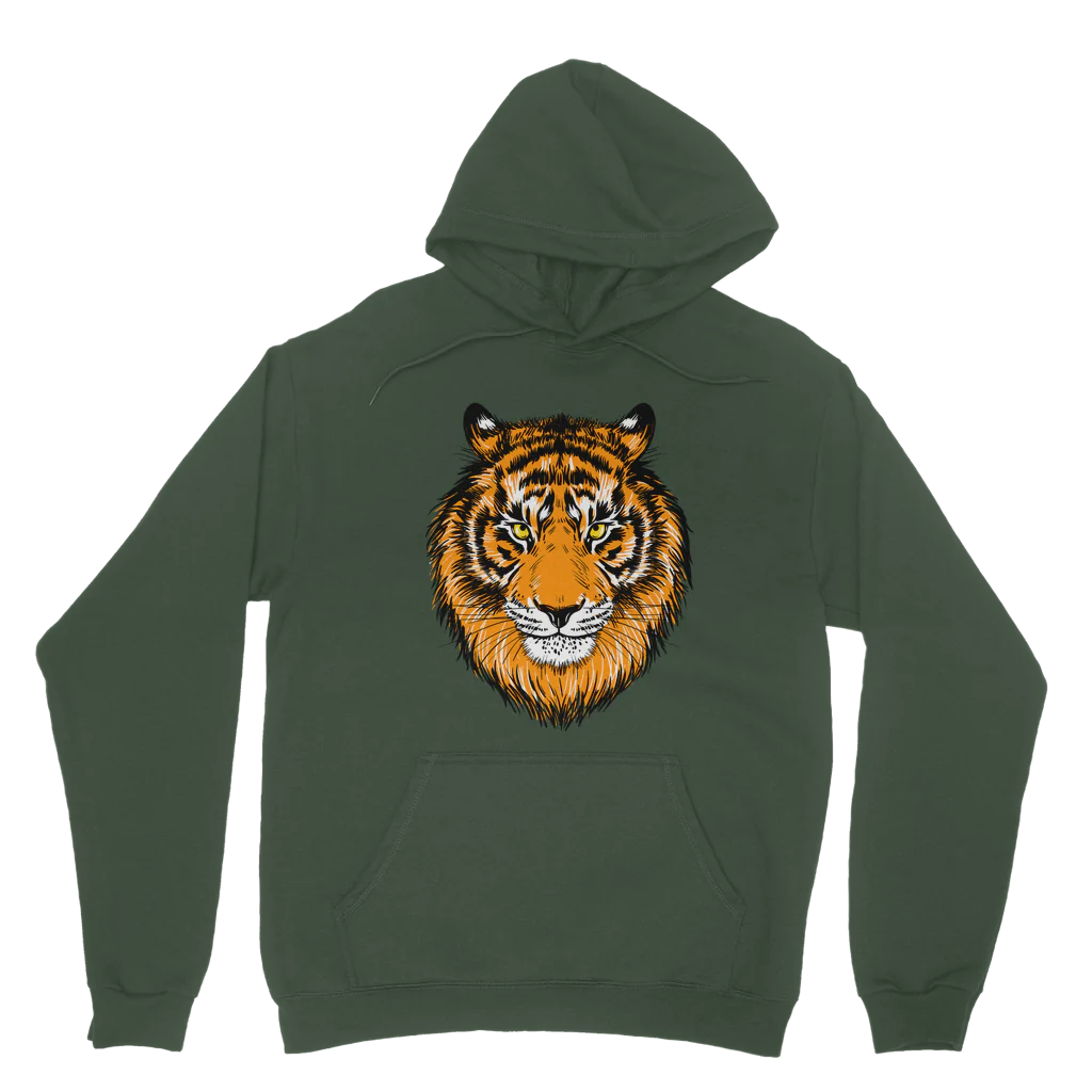 Men's Tiger Graphic Pullover Hoodie | XS - 5XL