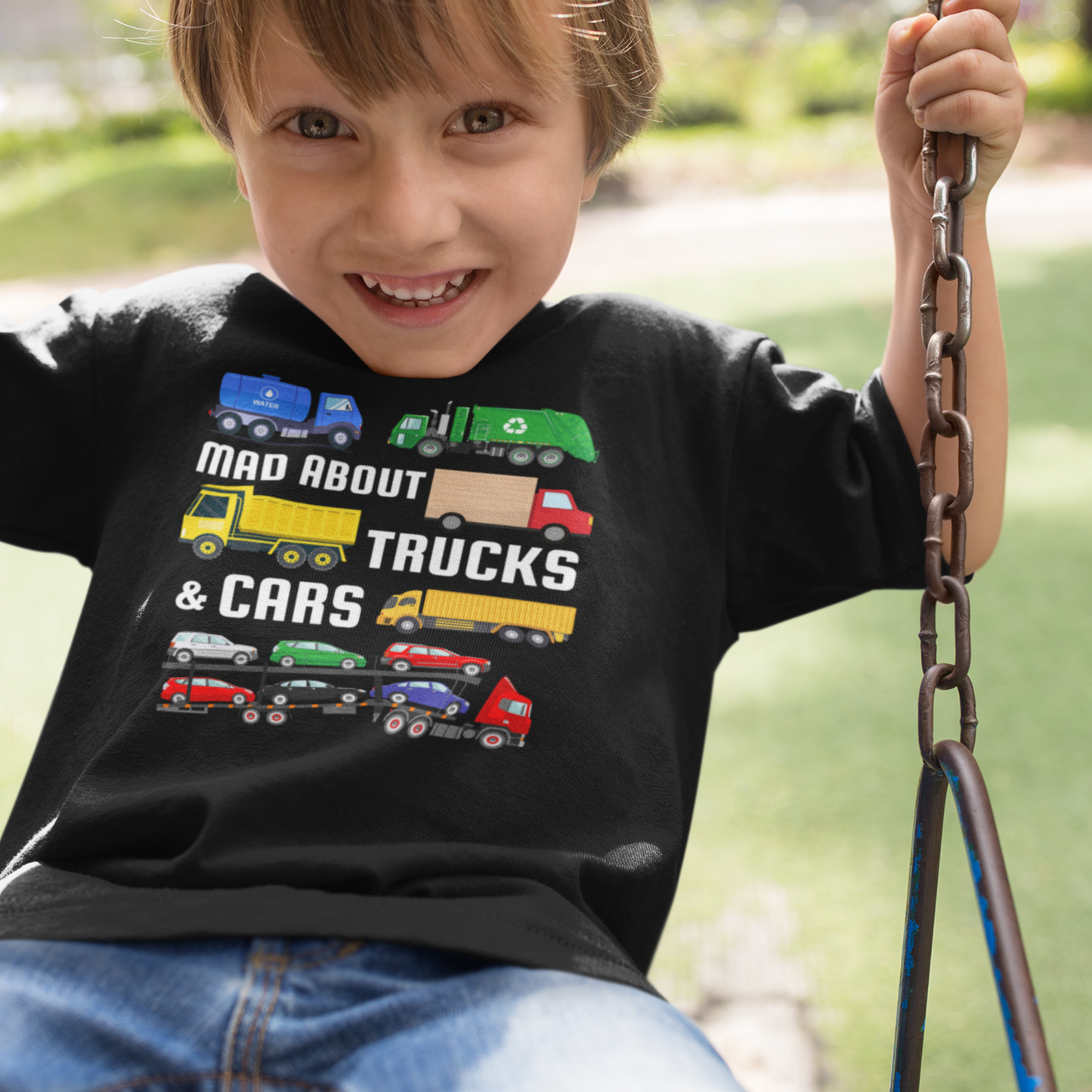 Boys "Mad About Trucks and Cars" T-shirt | 3 - 11 years