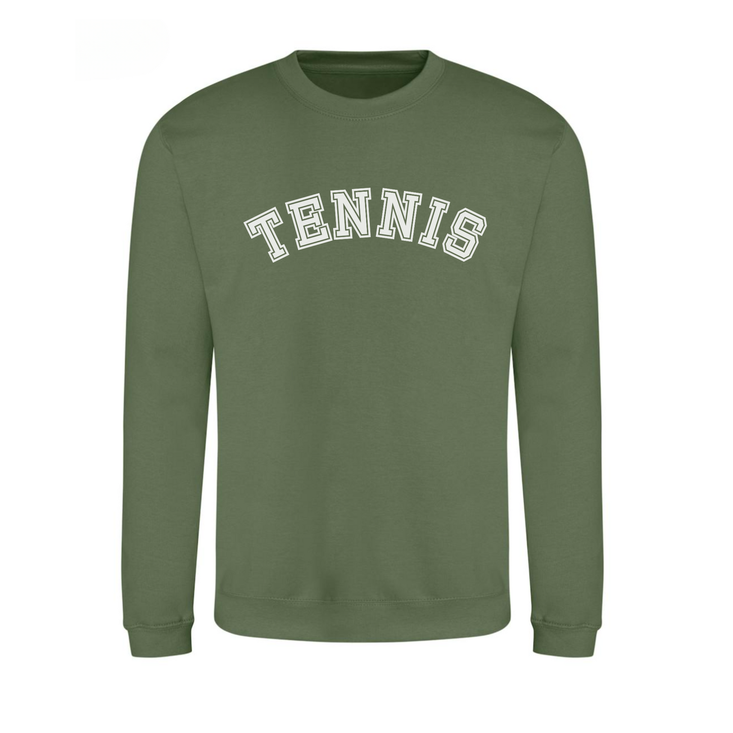 Women's College Style TENNIS Sweatshirt | Small - 5XL