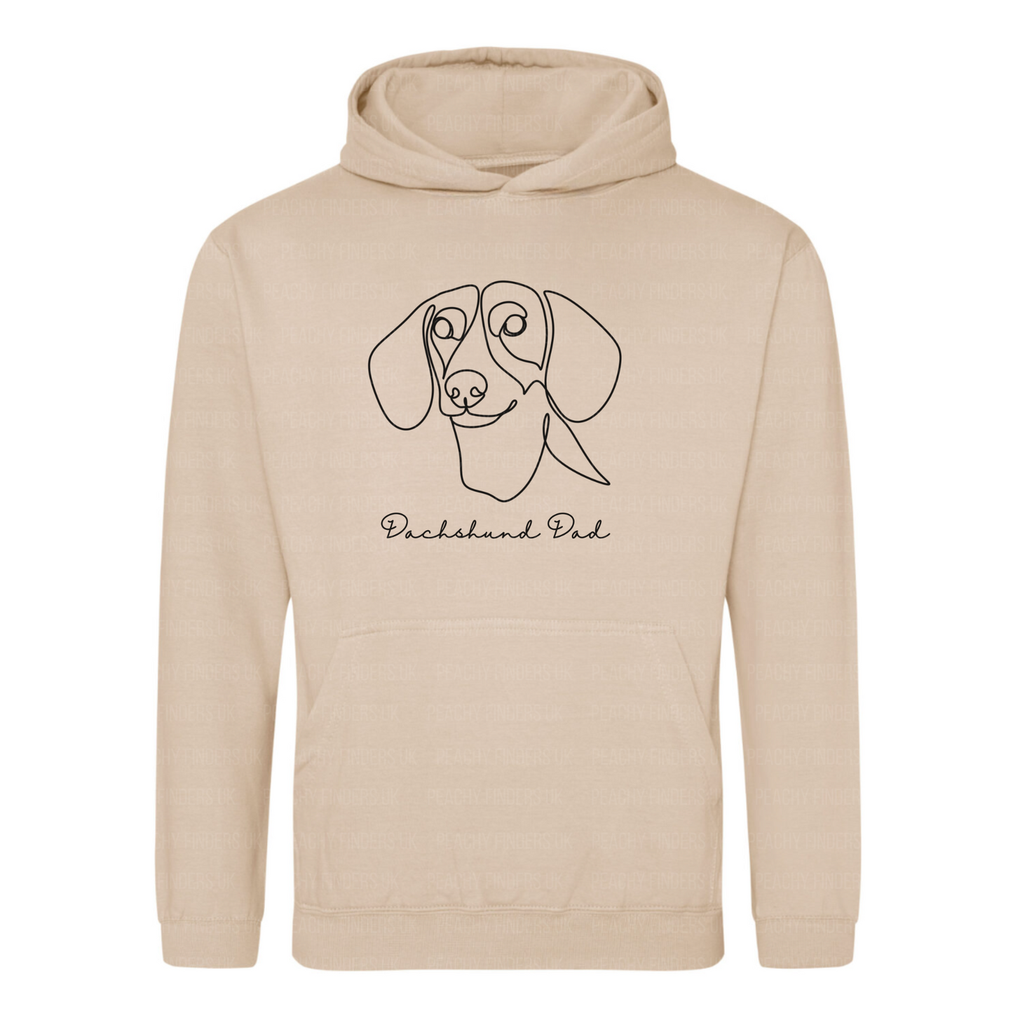Dachshund Dad' Pullover Hoodie | S - 5XL