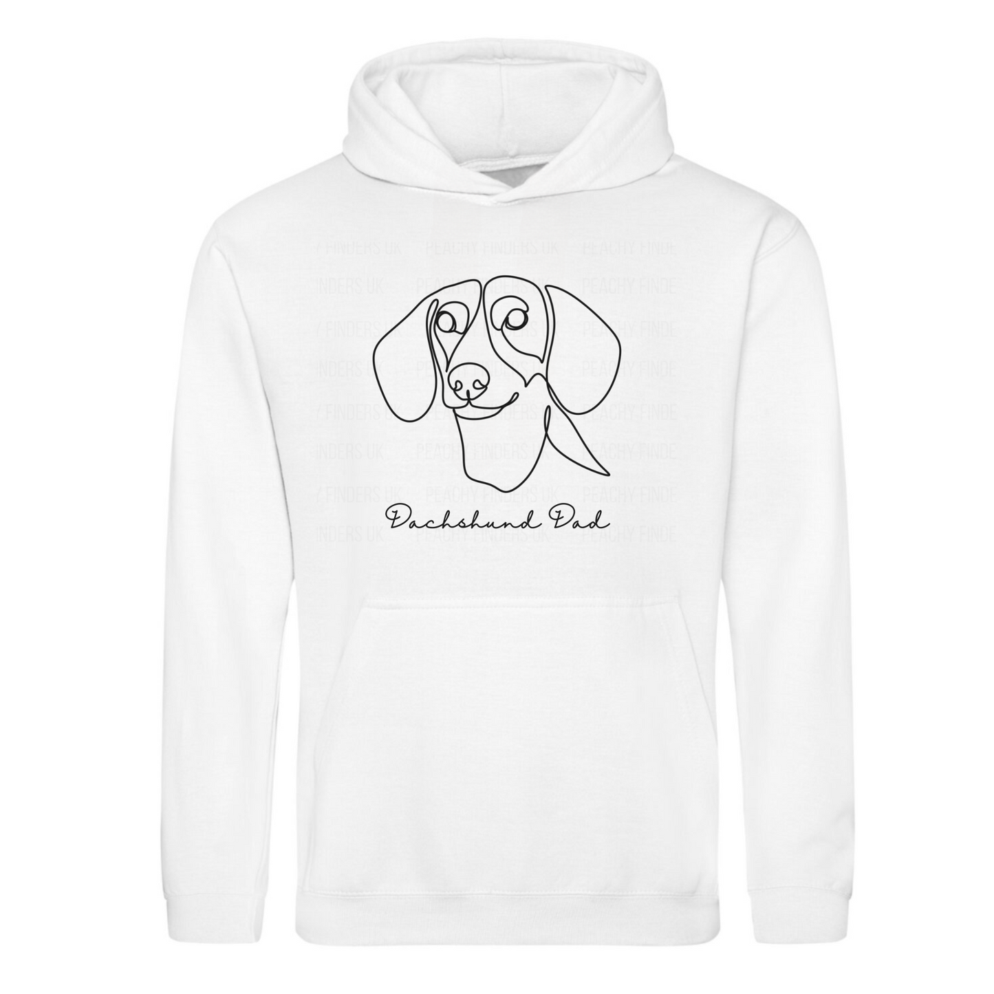 Dachshund Dad' Pullover Hoodie | S - 5XL
