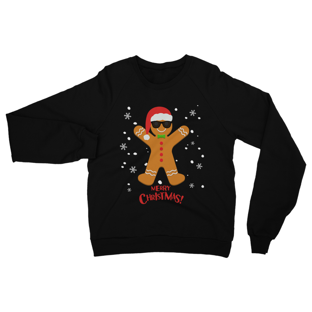Cool Gingerbread Man Ladie's Sweatshirt