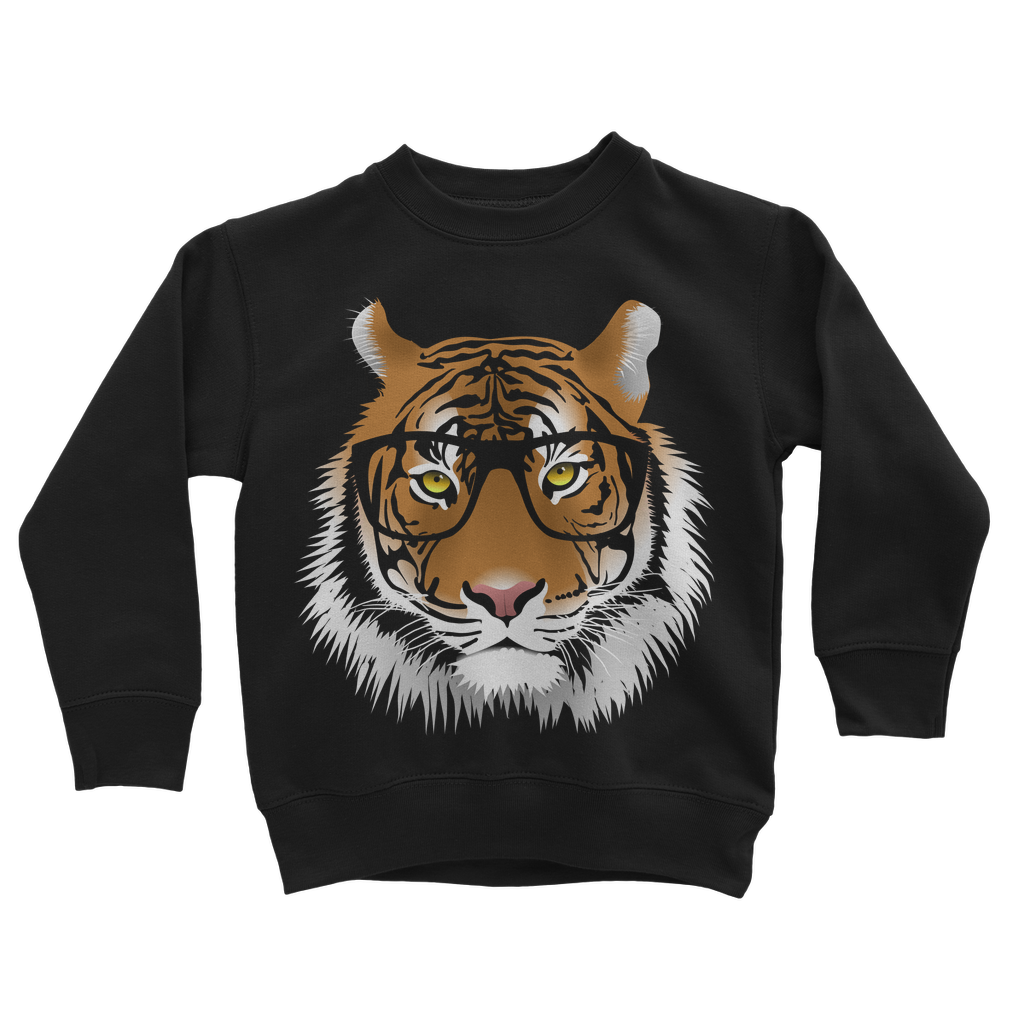 Girls Printed Tiger Sweatshirt Jumper | 3 - 13 years
