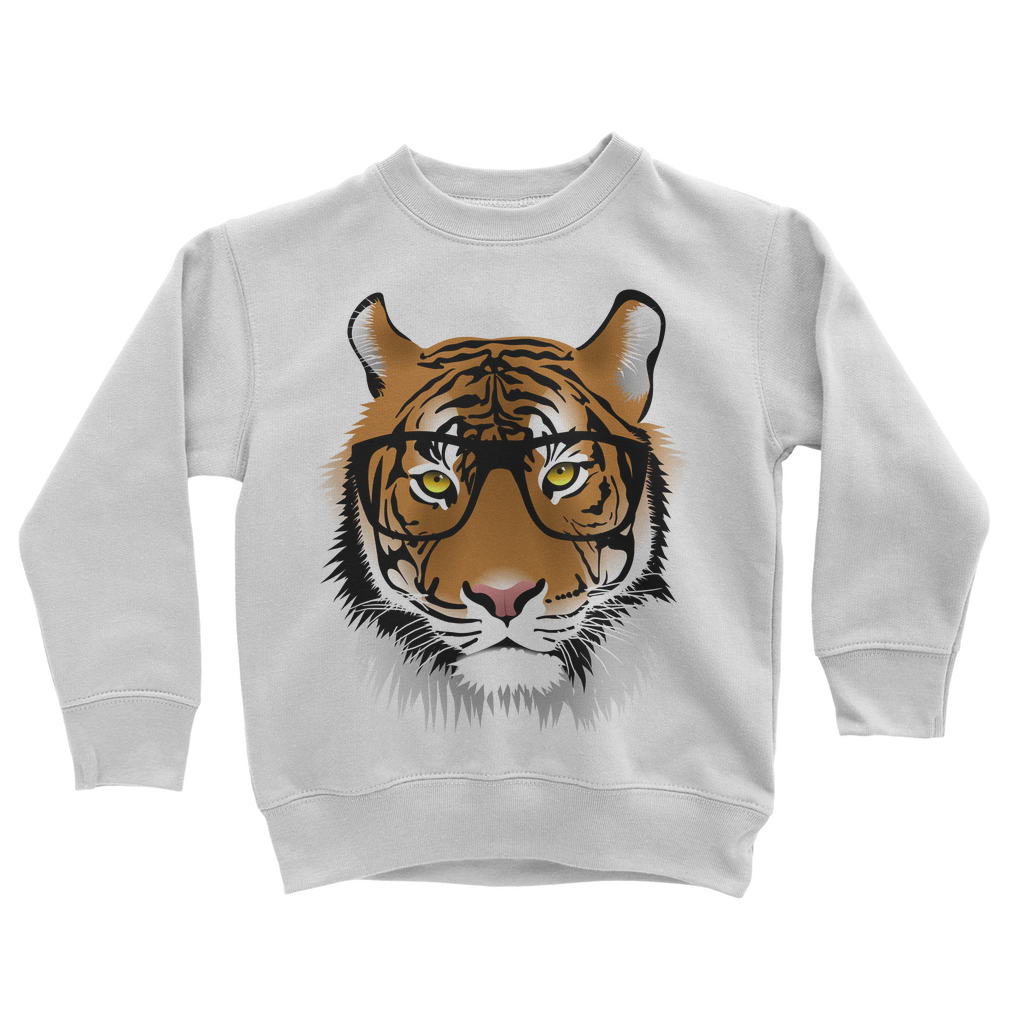 Girls Printed Tiger Sweatshirt Jumper | 3 - 13 years