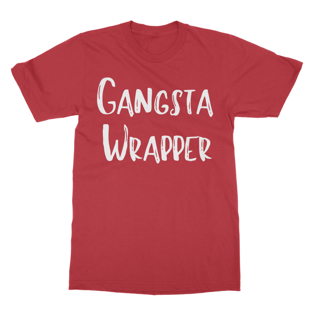 Gangsta Wrapper - Unisex Adults Novelty Christmas T-Shirt