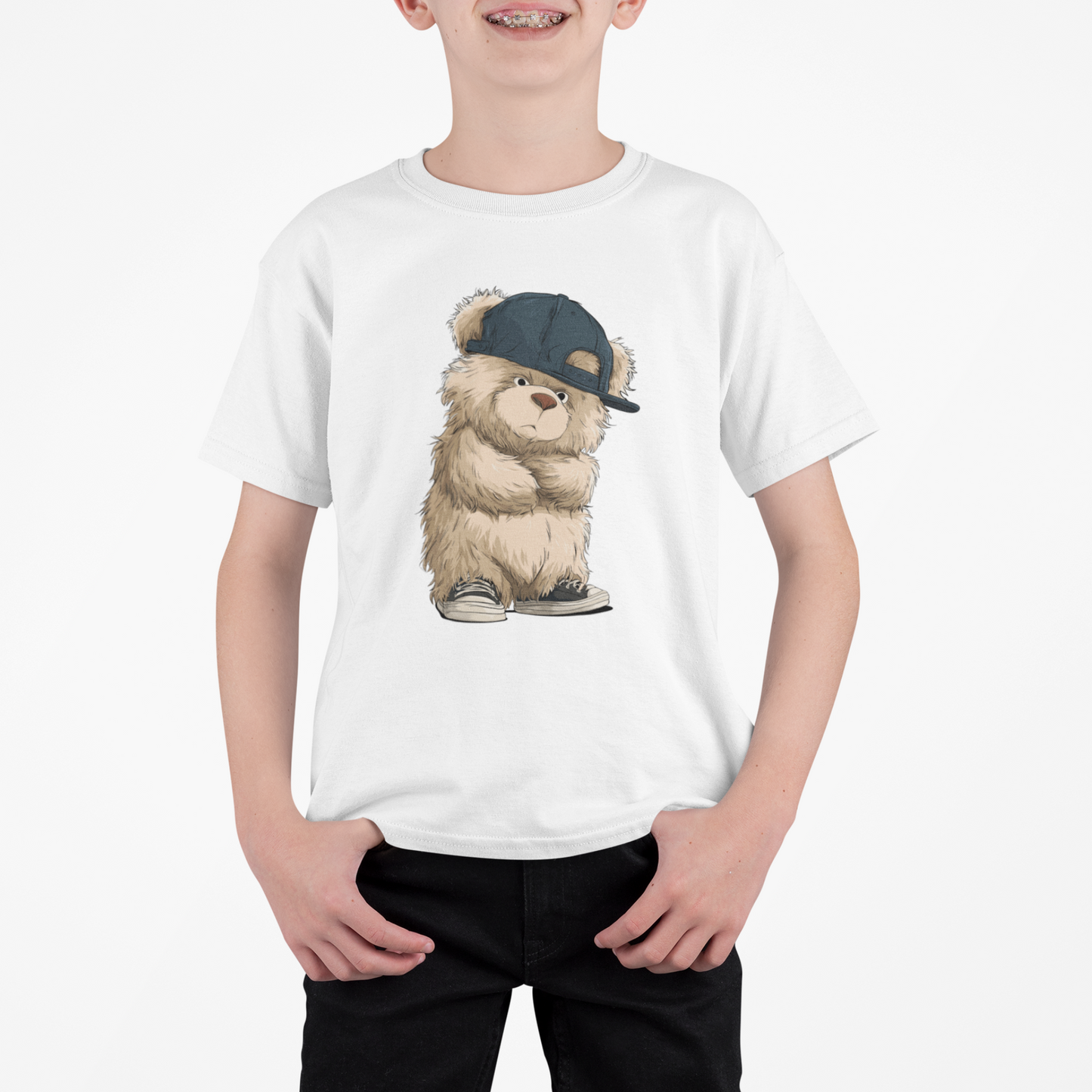 Kids Cool Teddy Bear T-shirt | 3-13 years