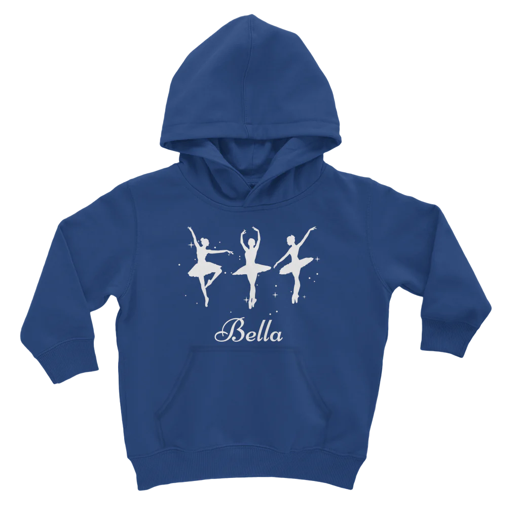 Girls Personalised Ballet/Dance Hoodie | 3 - 13 years