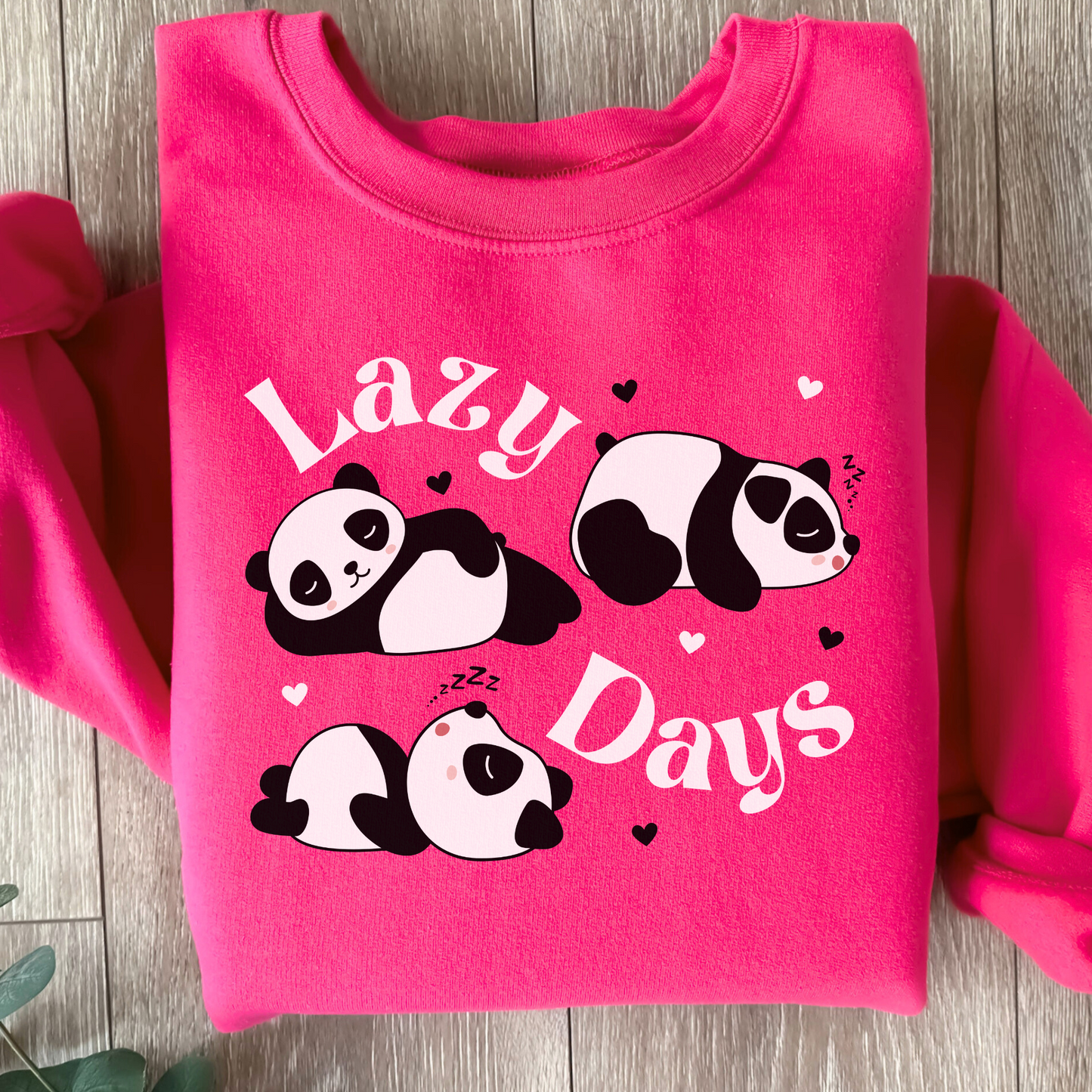 Lazy Days - Girls Panda Sweatshirt Jumper | 5 - 13 years