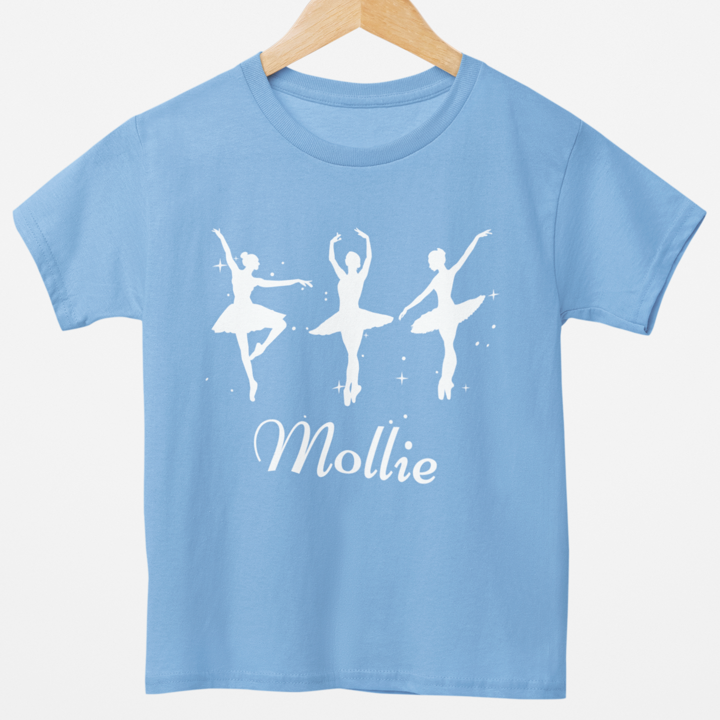 Girls Personalised Ballet/Dance T-shirt | 3 - 13 years
