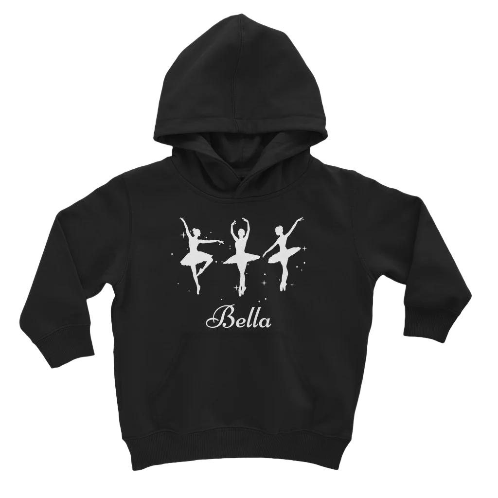 Girls Personalised Ballet/Dance Hoodie | 3 - 13 years