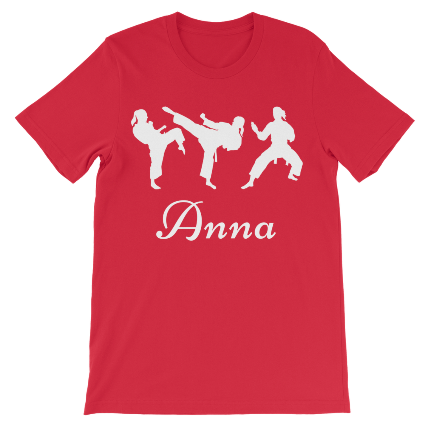 Girls Personalised Karate/Jiu Jitsu/Martial Arts T-shirt