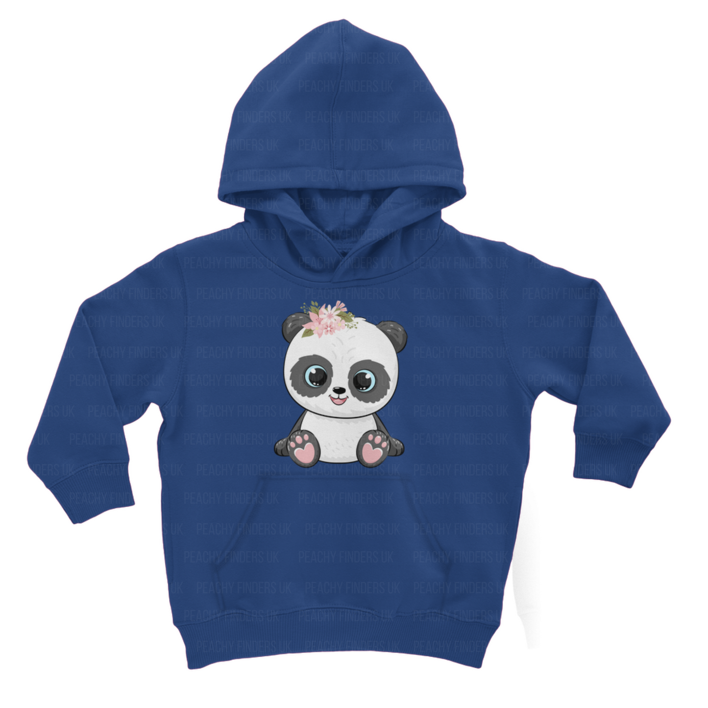 Girls Floral Panda Hoodie | 3 - 13 years
