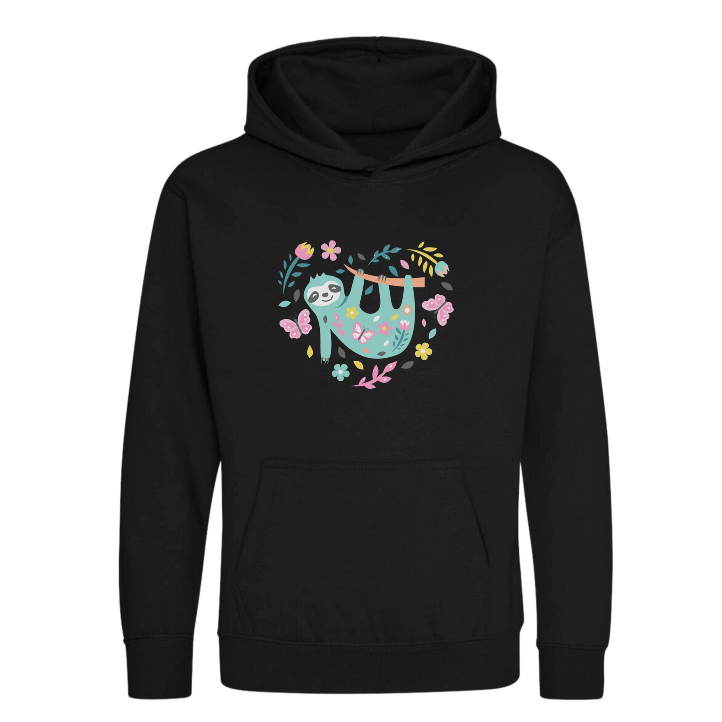 Girls Sloth Heart Pullover | 3 - 13 years