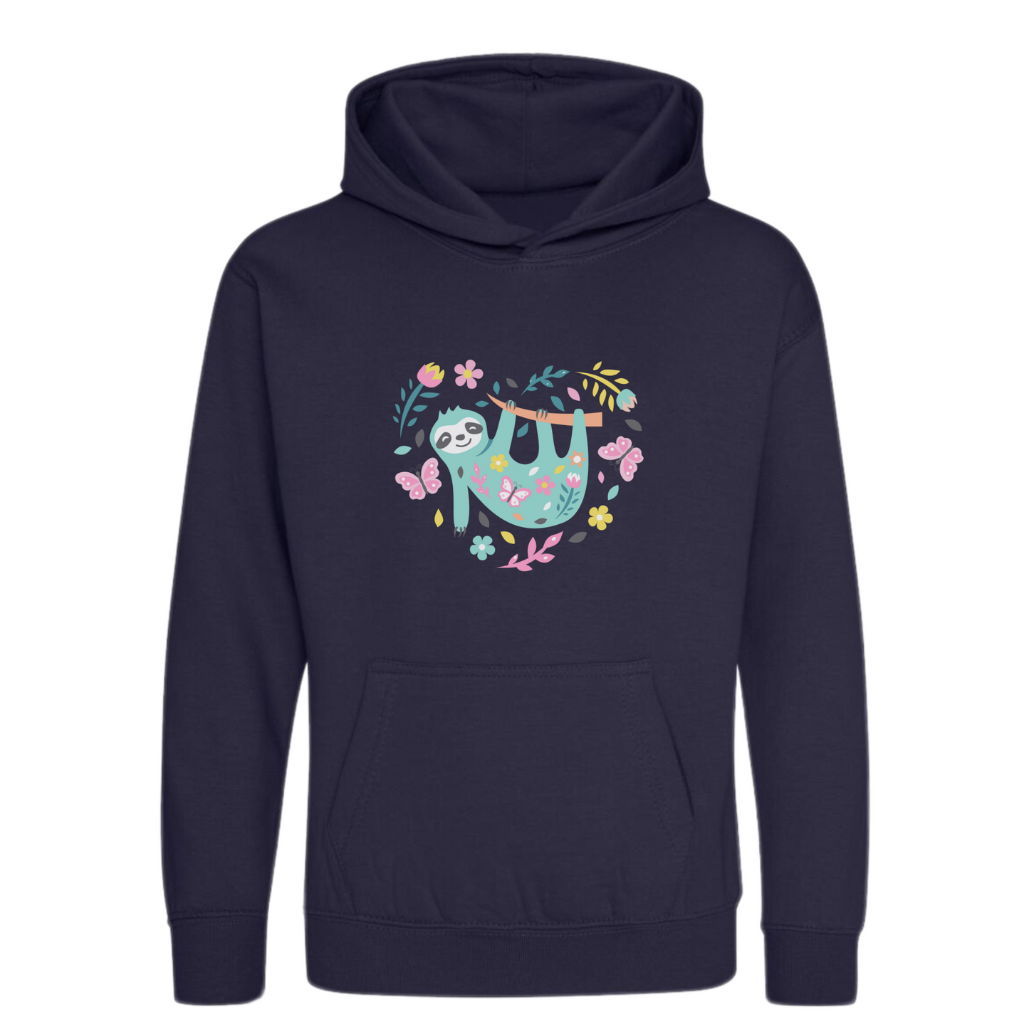Girls Sloth Heart Pullover | 3 - 13 years