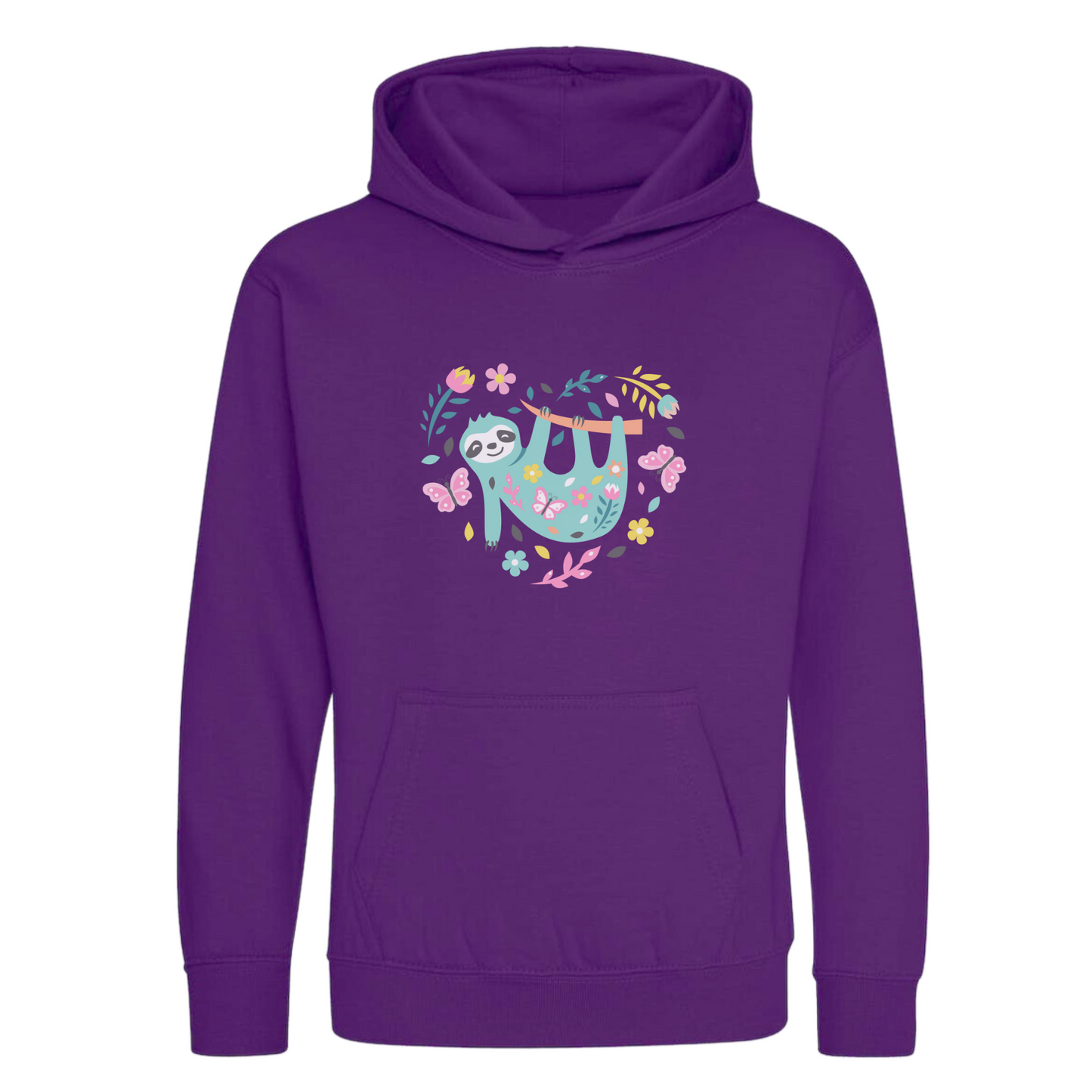 Girls Sloth Heart Pullover | 3 - 13 years
