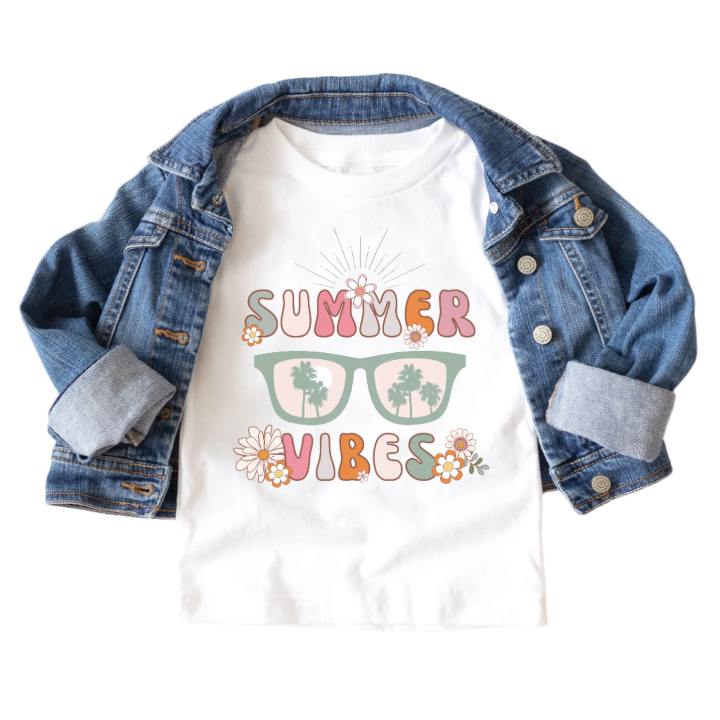 Summer Vibes Print Short Sleeve T-shirt | 3 - 13 years