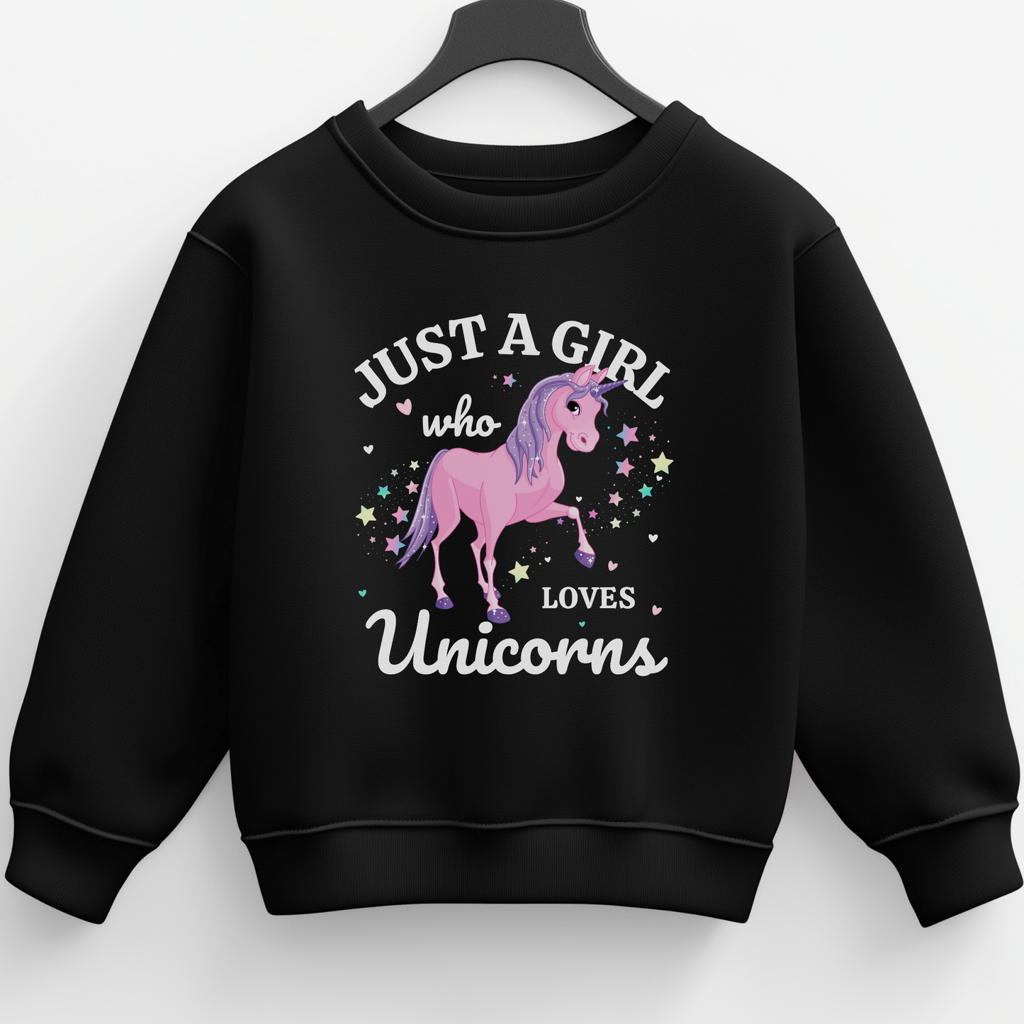 Just a Girl Who Loves Unicorns Sweatshirt Jumper