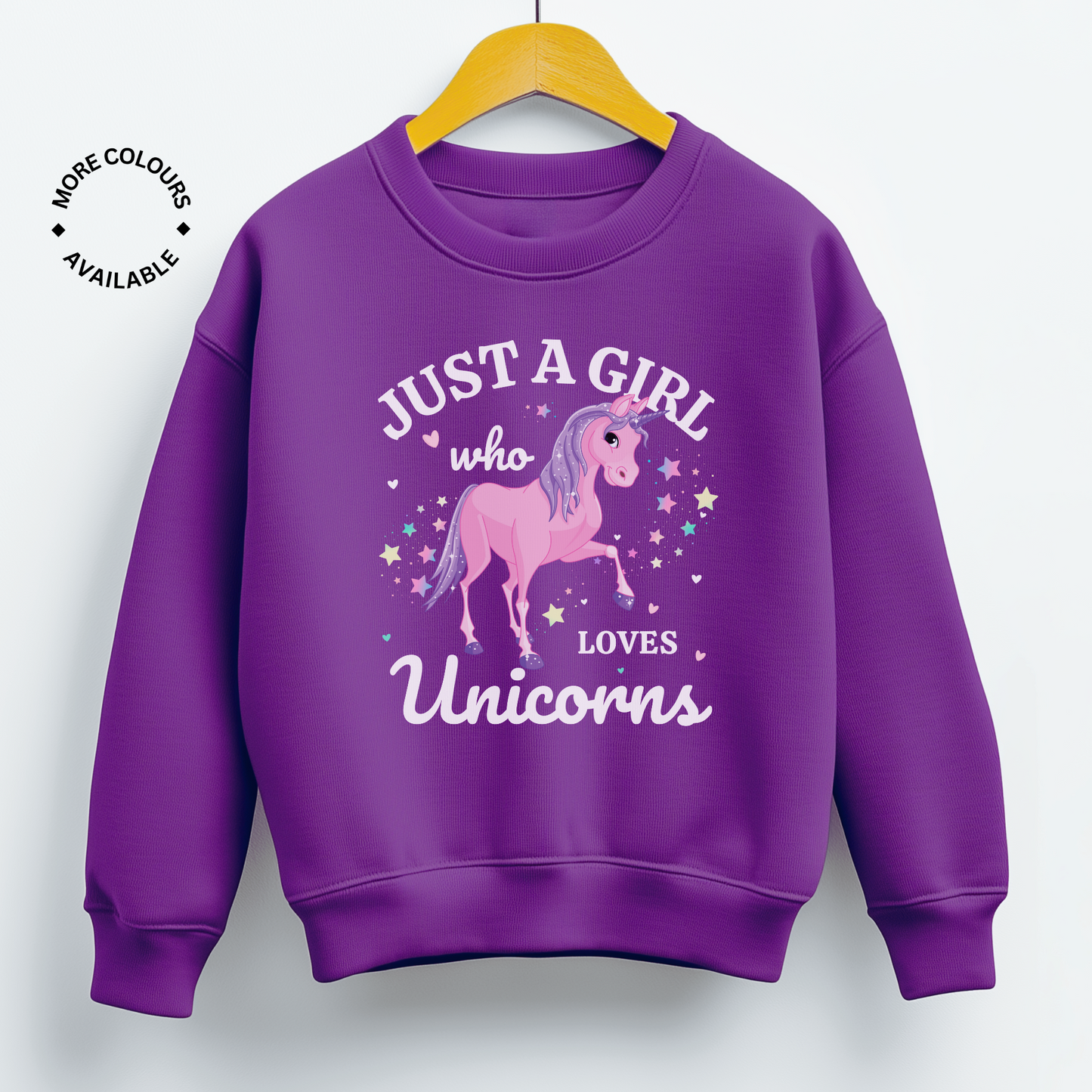 Just a Girl Who Loves Unicorns Sweatshirt Jumper