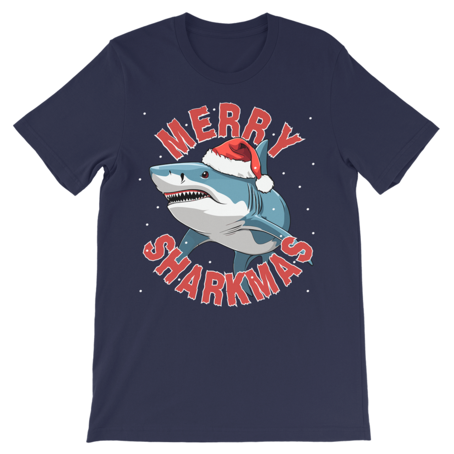 Kids Shark Christmas T-Shirt