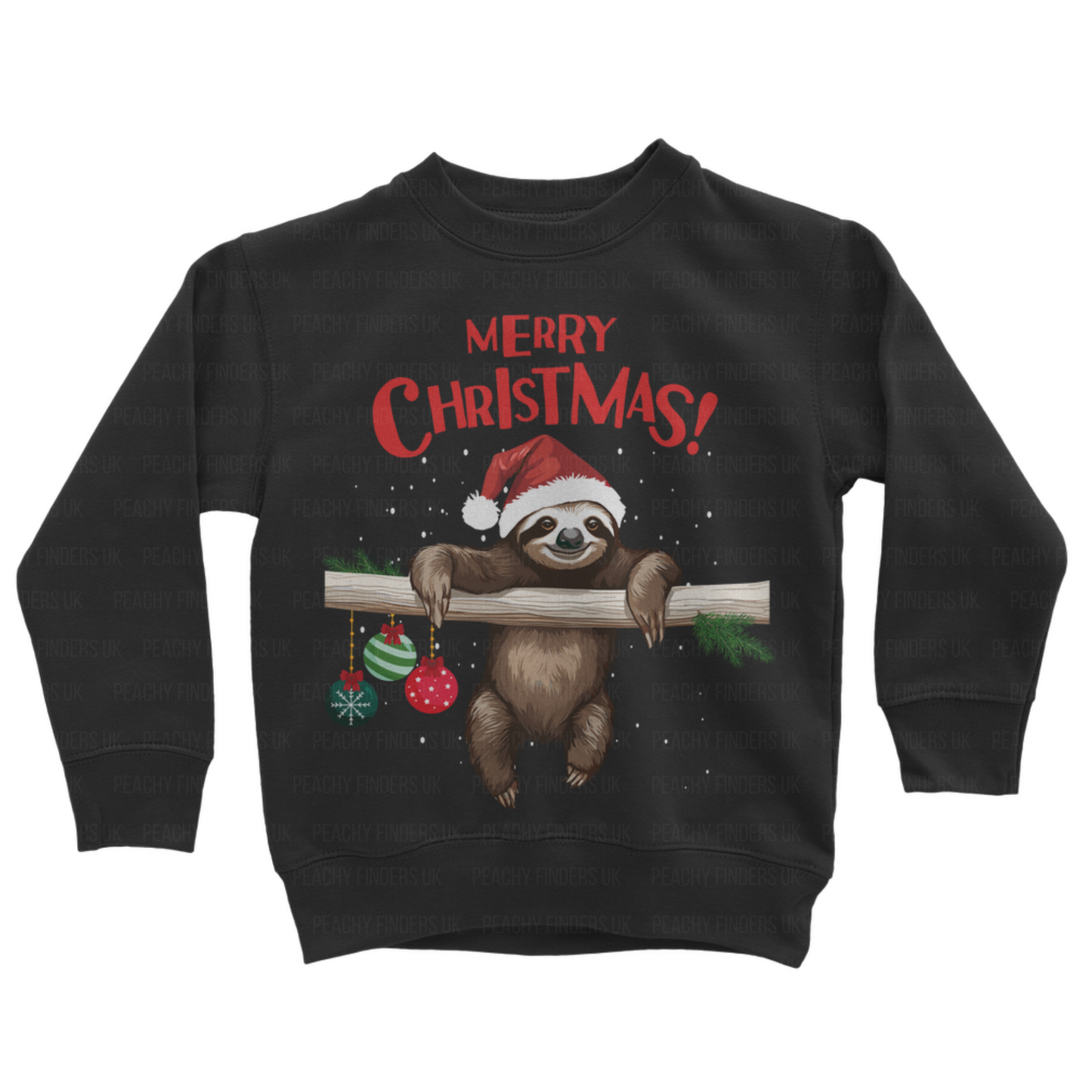 Kids "Christmas Sloth" Sweatshirt | 3 - 13 years
