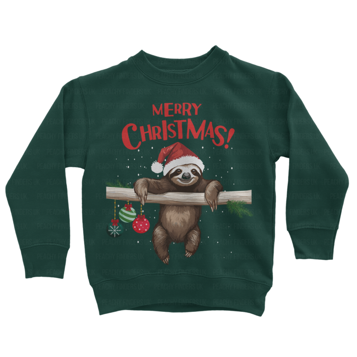Kids "Christmas Sloth" Sweatshirt | 3 - 13 years