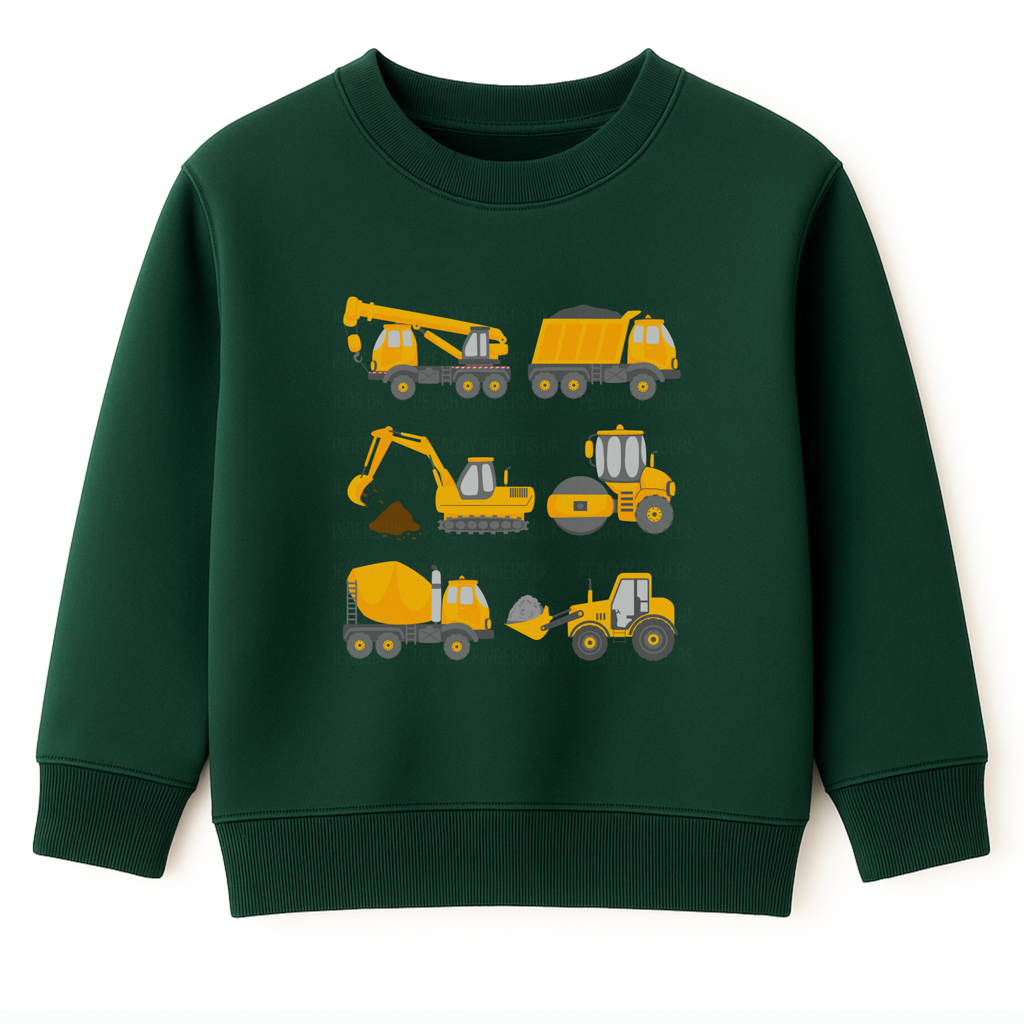 Boys Diggers & Construction Vehicles Sweatshirt