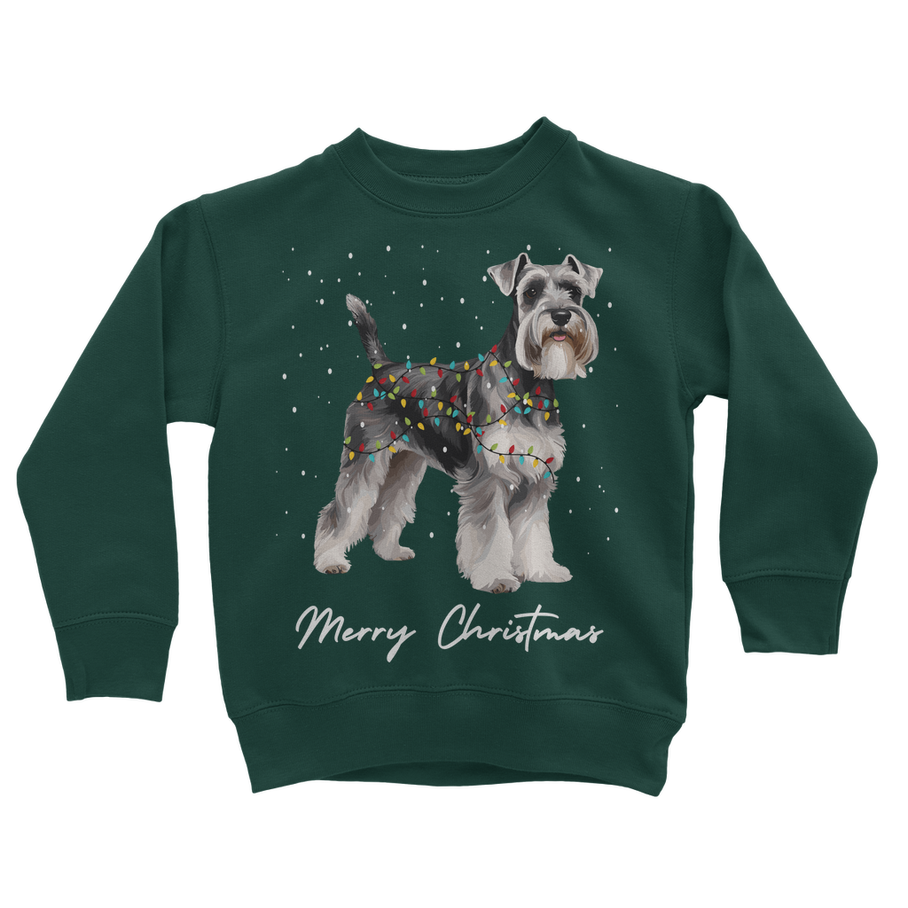 Schnauzer Christmas Jumper - Unisex Kids