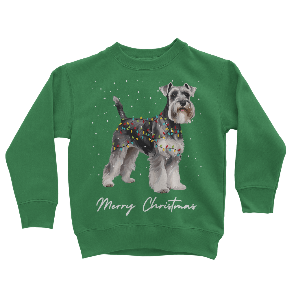 Schnauzer Christmas Jumper - Unisex Kids