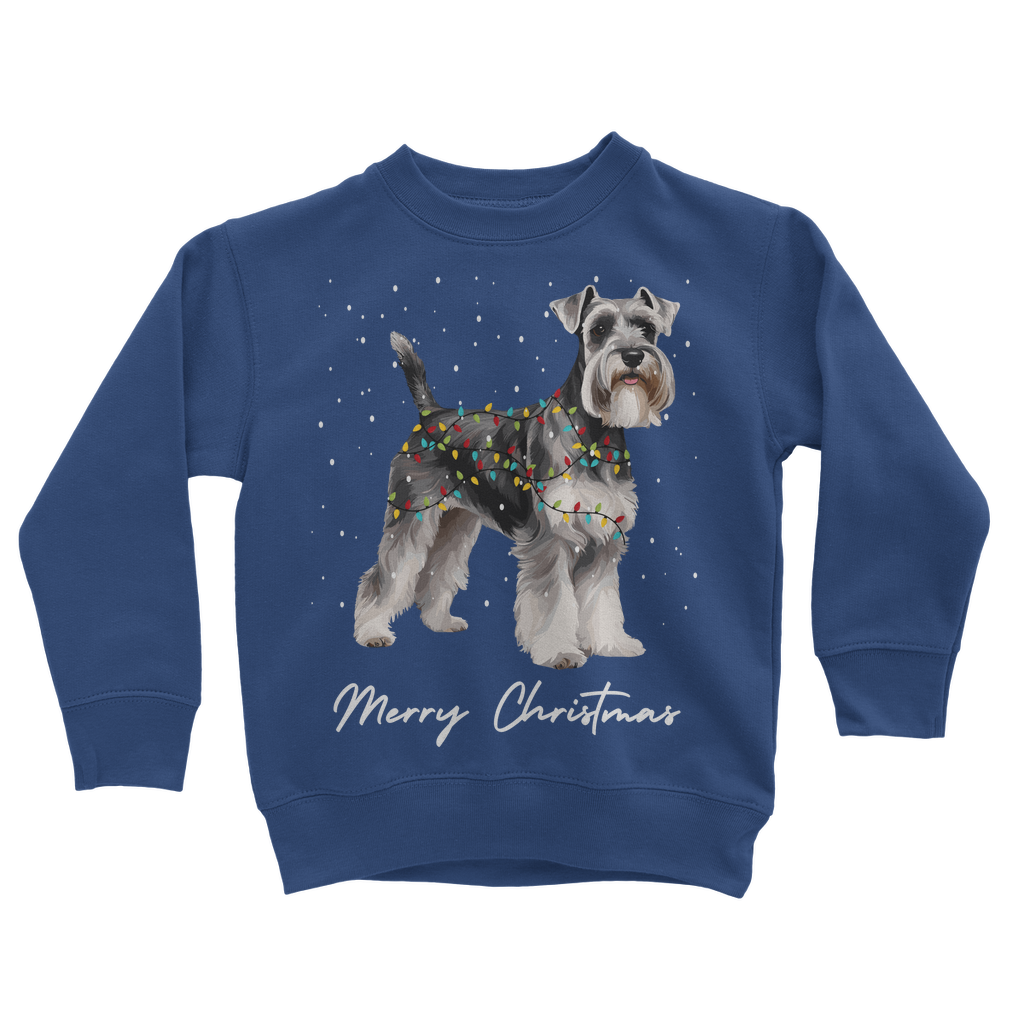 Schnauzer Christmas Jumper - Unisex Kids