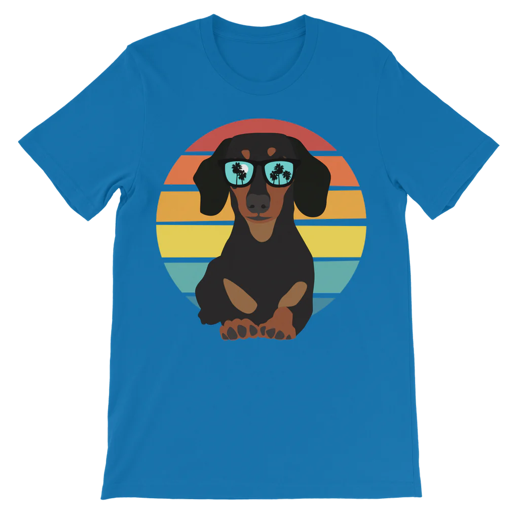 Summer Dachshund Kids Unisex T-Shirt
