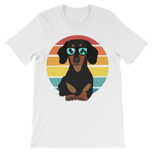 Summer Dachshund Kids Unisex T-Shirt