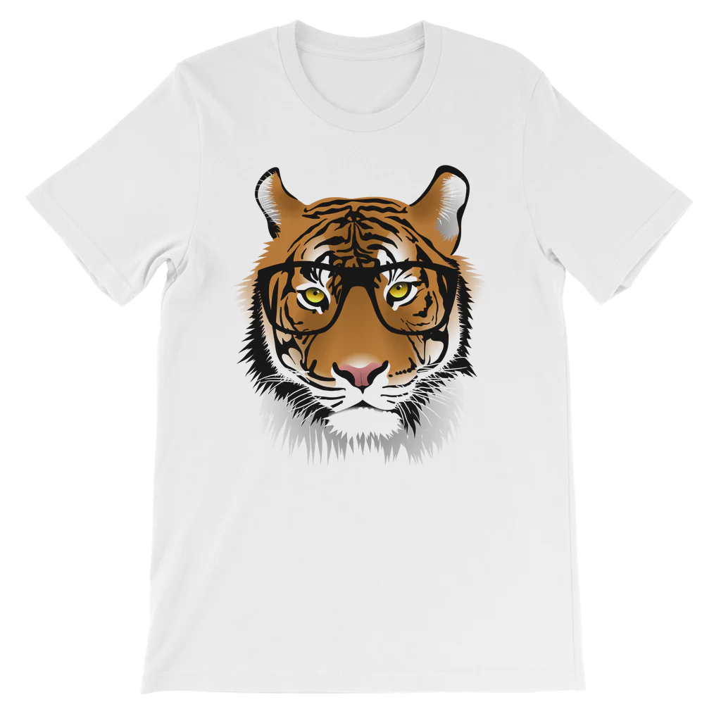 Kids "Intelligent Tiger" T-shirt | 6x colours