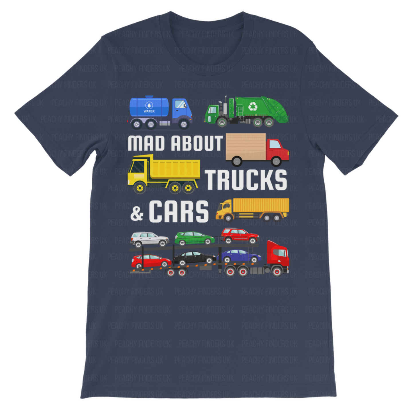 Boys "Mad About Trucks and Cars" T-shirt | 3 - 11 years