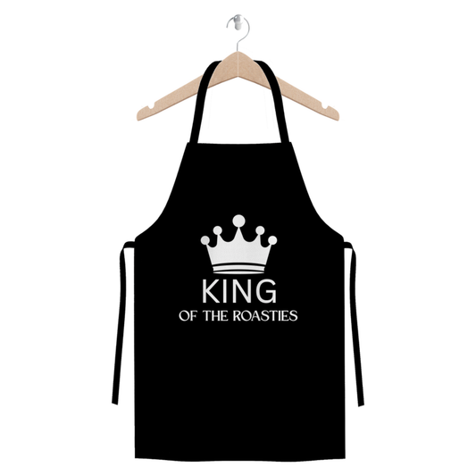 King of the Roasties Apron – Funny Roast Potato Chef Gift | Cotton Twill