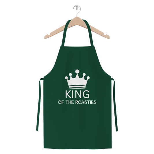 King of the Roasties Apron – Funny Roast Potato Chef Gift | Cotton Twill