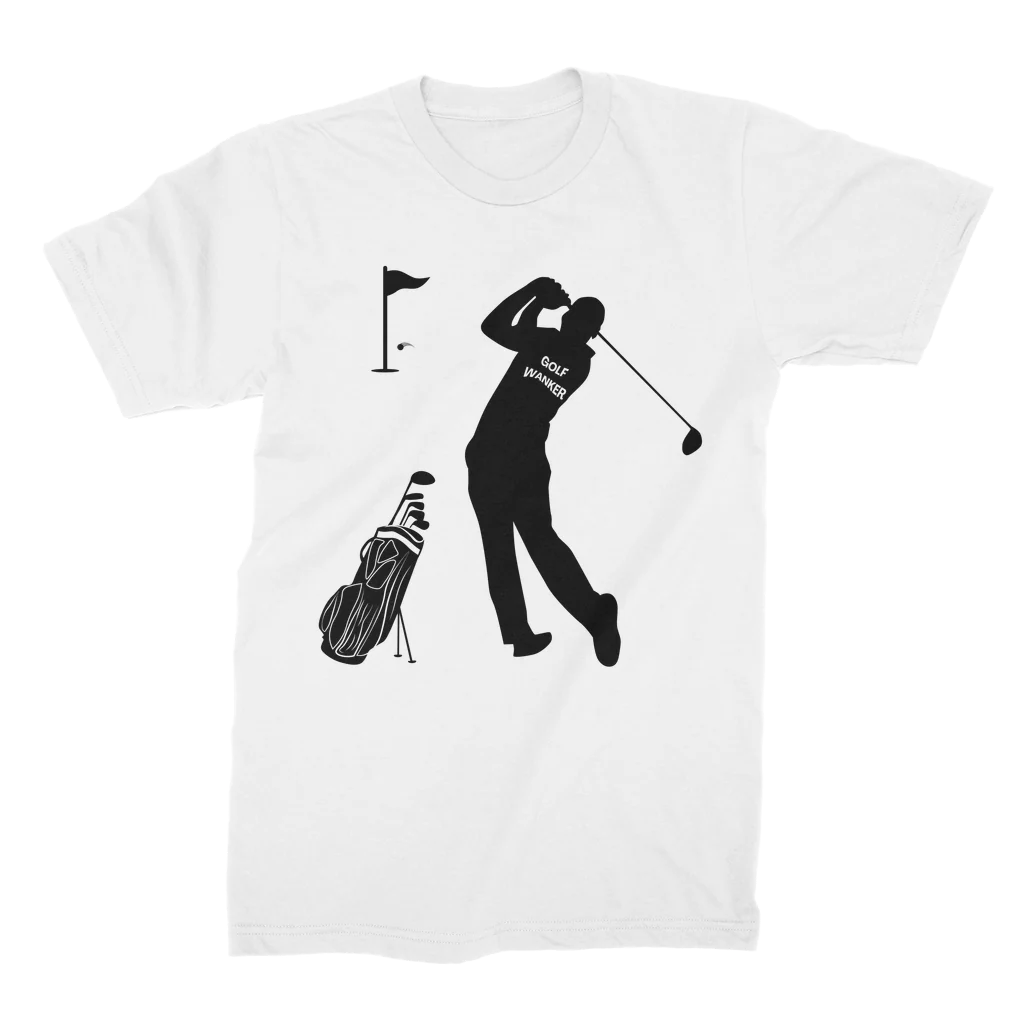 Men's 'Golf Wanker' Premium Cotton T-shirt | S - 4XL