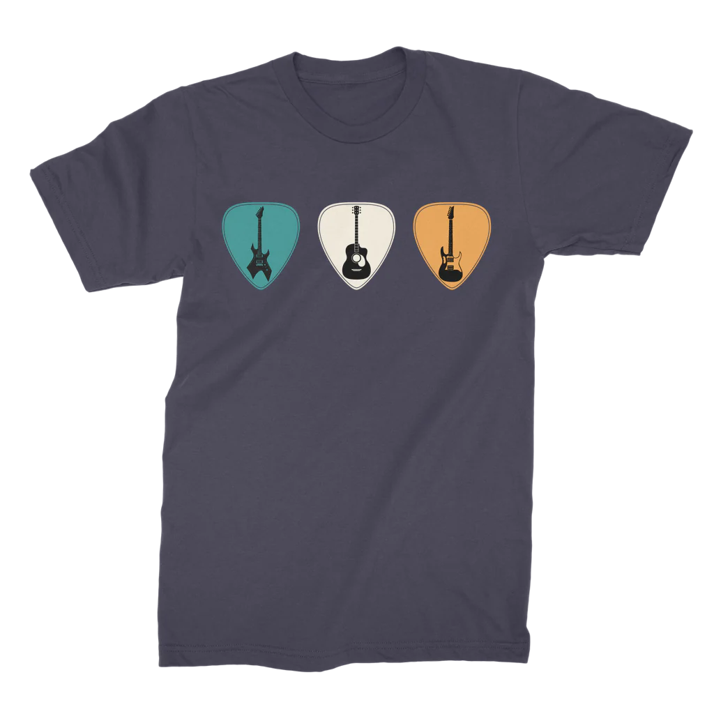 Men's Guitar Picks/Plectrum's T-shirt