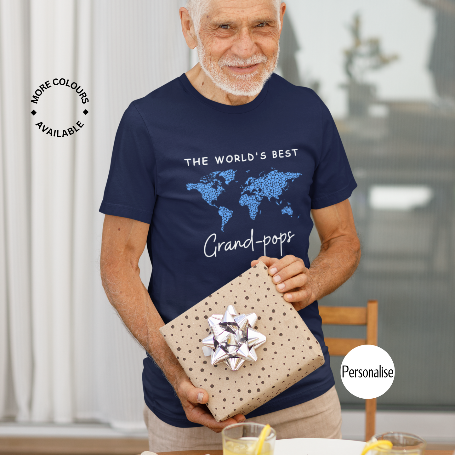 The World's Best Grandad T-shirt | S - 2XL