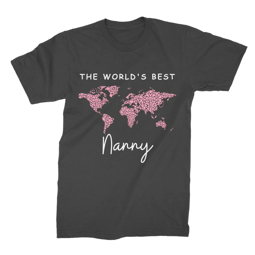 The World's Best Nanny T-shirt | S - 4XL